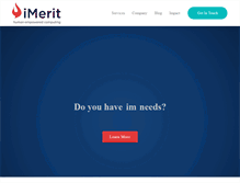 Tablet Screenshot of imerit.net